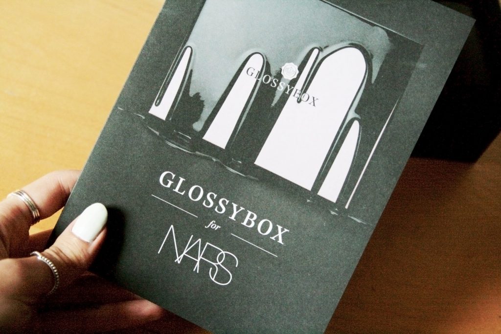 Manchester based fashion and lifestyle blog. Nars x Glossybox review. The Multi stick, Orgasm blush, audacious mascara, black moon eyeliner, Rikugien satin lip pencil.