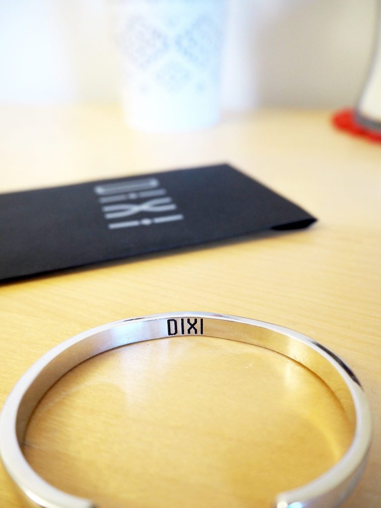 Silver Bracelet - Dixi Jewellery. Sink or Swim logo