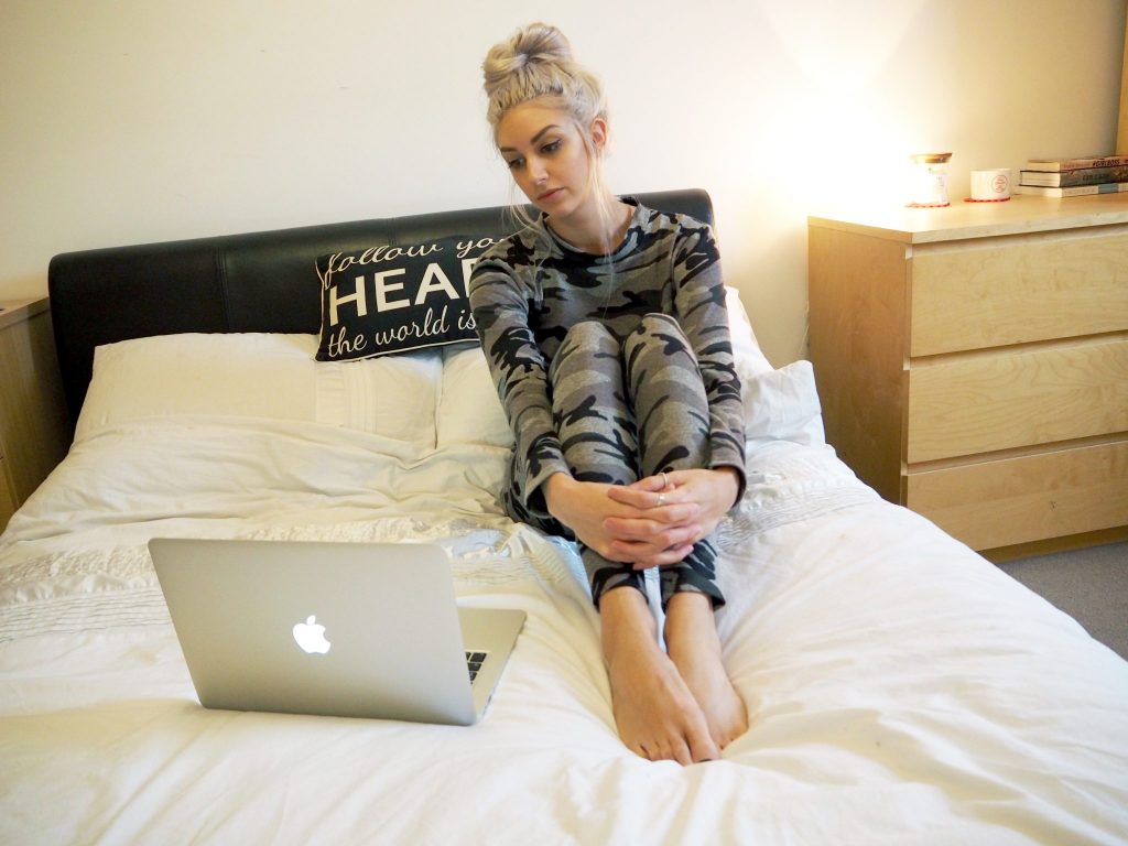 Missy Empire Khaki Camo Print Loungewear Co-ord Set | Laura Kate Lucas - fashion beauty and lifestyle