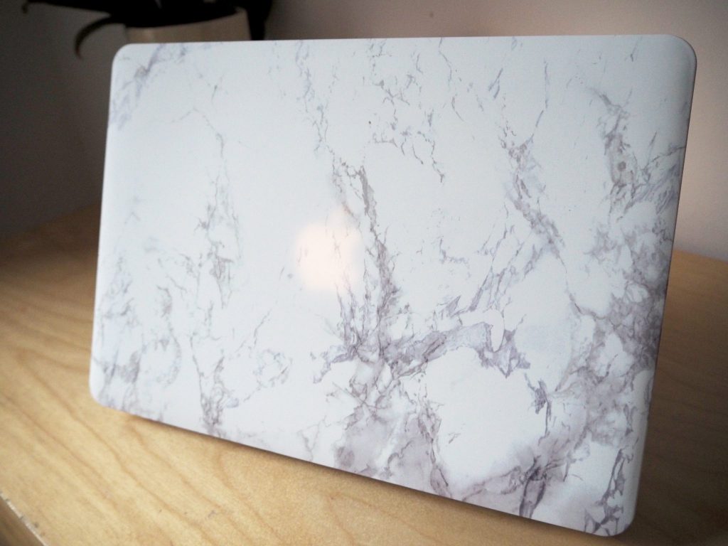 Marble and gold macbook cover - DIY for under £20