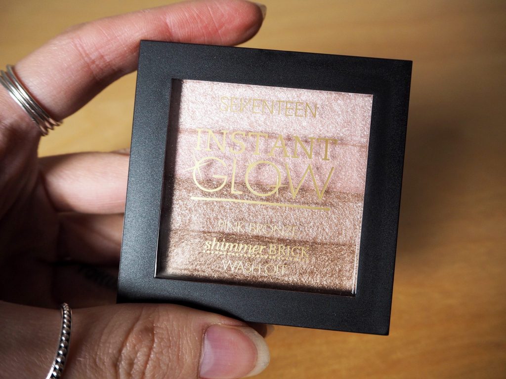 Seventeen Instant Glow Highlighter Palette - Bobbi Brown Shimmer Brick Dupe