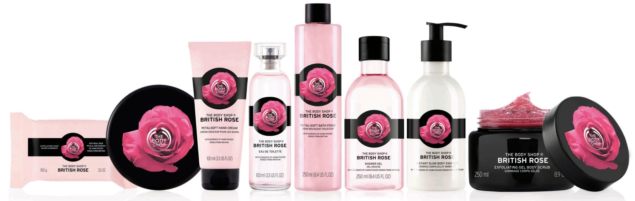 THE BODY SHOP BRITISH ROSE BODY CARE COLLECTION - Beautygeeks