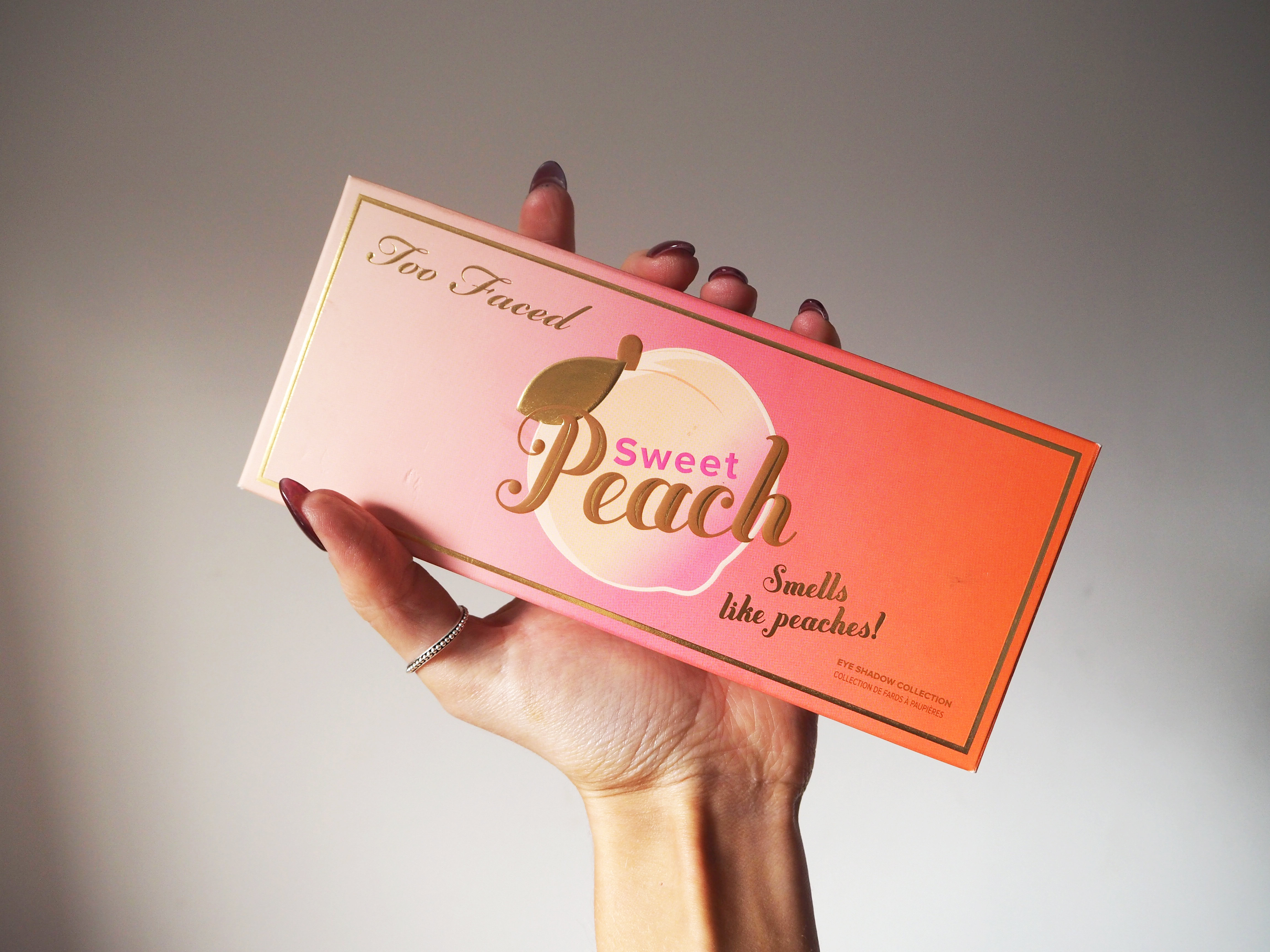 Too Faced Sweet Peach Palette Swatches and Review