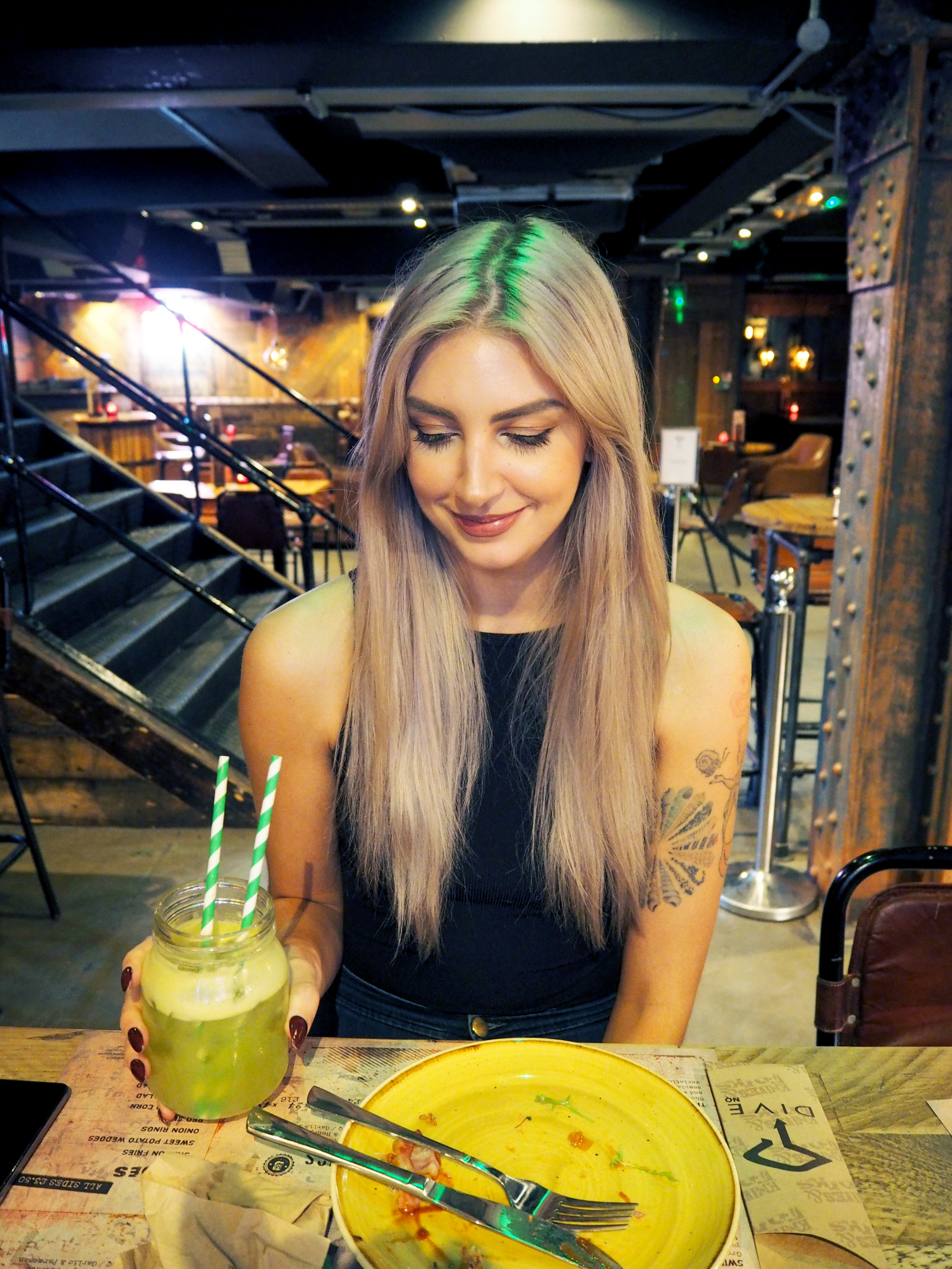 Dive bar Manchester new menu launch event - Laurakatelucas manchester lifestyle blogger