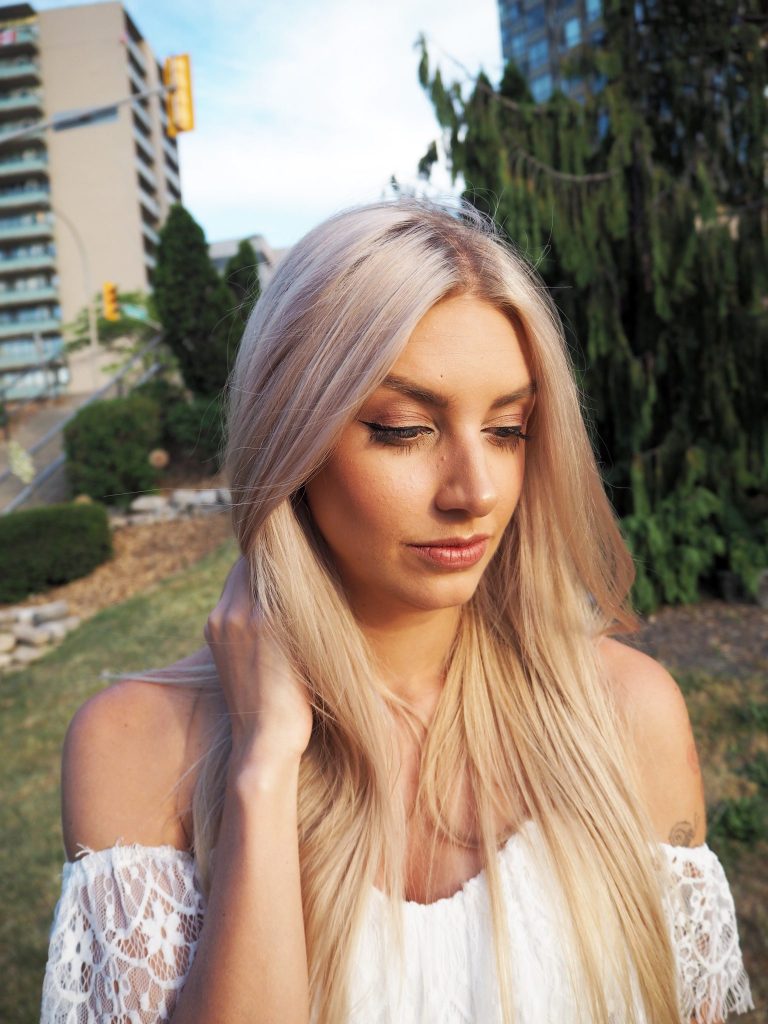 Manchester based lifestyle blogger laura kate lucas - outfit post featuring boohoo lace bardot top