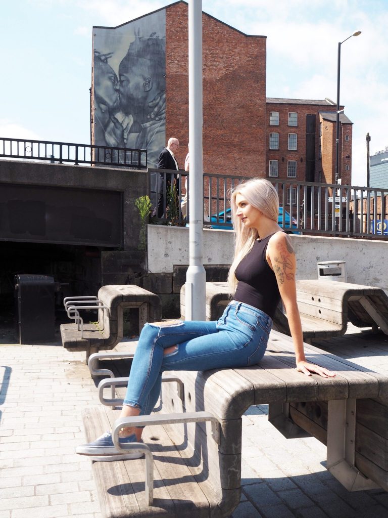 Manchester fashion blogger outfit post - Lasula Jeans and Topshop Bodysuit