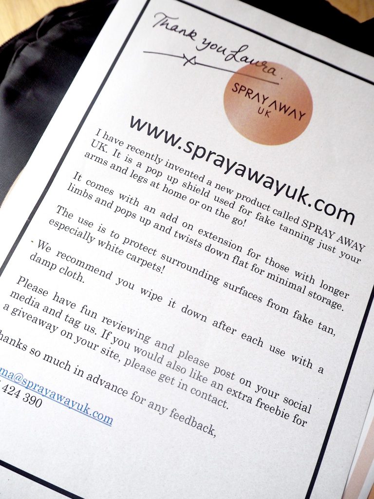Spray Away UK - Manchester Beauty Blogger Product Review