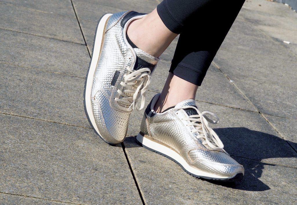 Woden metallic trainers from Tessuti | Manchester based fashion and lifestyle blogger - outfit post