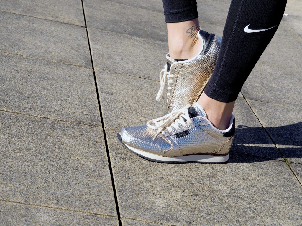 Woden metallic trainers from Tessuti | Manchester based fashion and lifestyle blogger - outfit post