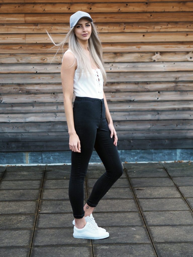 Laura Kate Lucas - Manchester Fashion and Lifestyle Blogger | Casual Outfit Post Featuring Zaful Sweater, Cap and Bodysuit