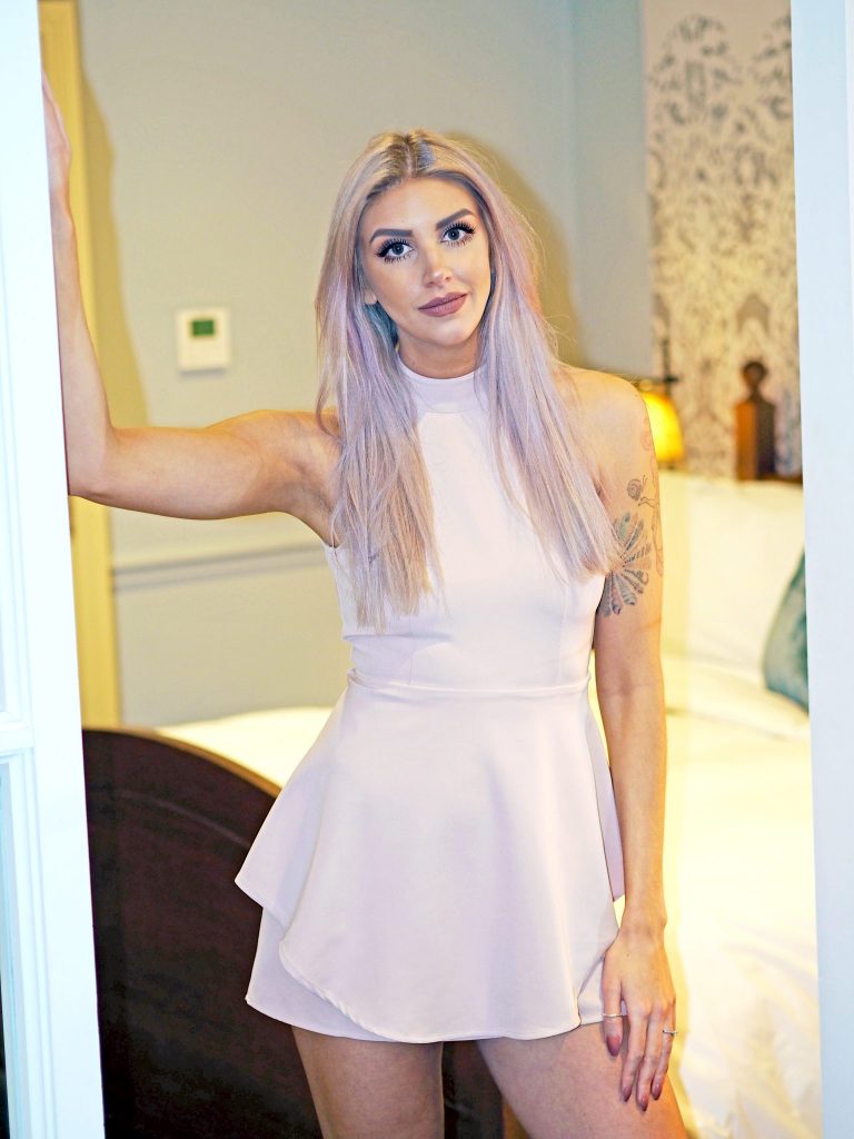 Laura Kate Lucas - Manchester Fashion, Lifestyle and Travel Blogger | Tobi Blush Skater Dress Outfit