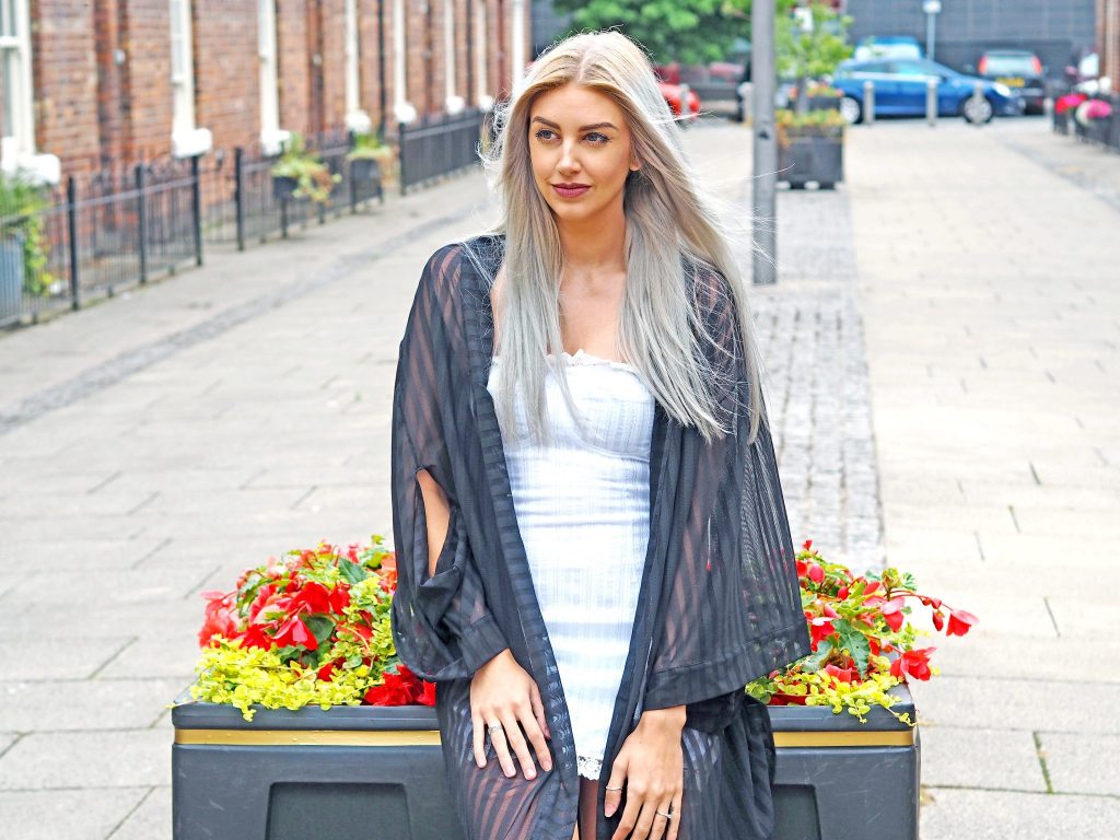 Laura Kate Lucas - Manchester Fashion, Travel and Beauty Blogger | Something Wicked Kimono - Underwear as Outerwear Outfit