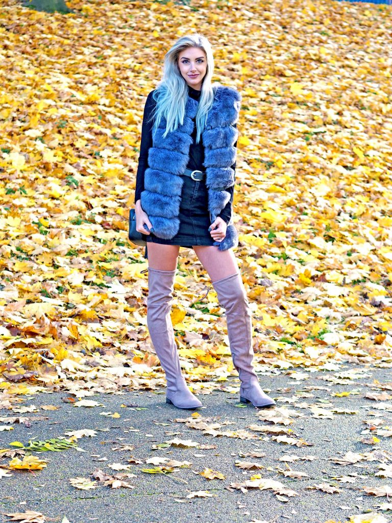 Laura Kate Lucas - Manchester Fashion, Lifestyle and Travel Blogger | Cari's Closet Gilet and Over the Knee Boots Winter Outfit Style