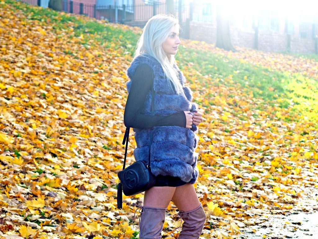 Laura Kate Lucas - Manchester Fashion, Lifestyle and Travel Blogger | Cari's Closet Gilet and Over the Knee Boots Winter Outfit Style