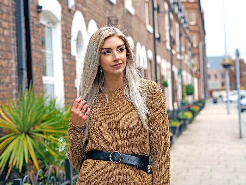 Laura Kate Lucas - Manchester Fashion, Style and Travel Blogger | Boohoo Collaboration - Styling Dresses for Winter - Camel Jumper Dress
