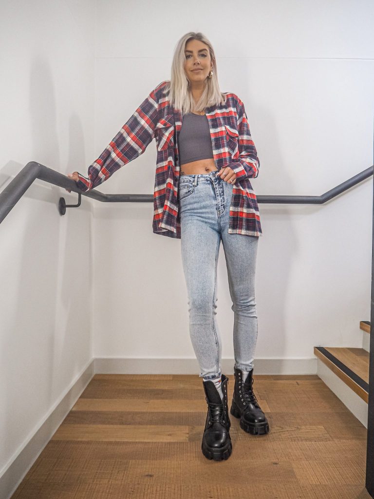 Laura Kate Lucas - Manchester Fashion, Beauty and Lifestyle Blogger | Katch Me Autumn Winter Trends Checked Shirt