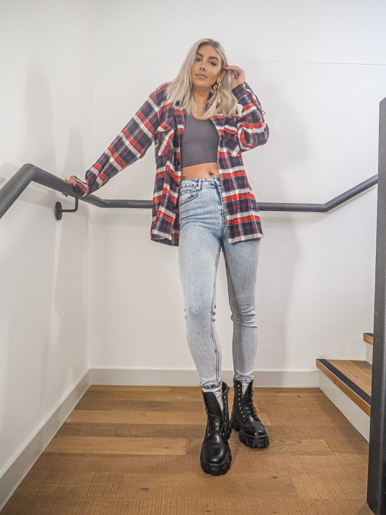 Laura Kate Lucas - Manchester Fashion, Beauty and Lifestyle Blogger | Katch Me Autumn Winter Trends Checked Shirt