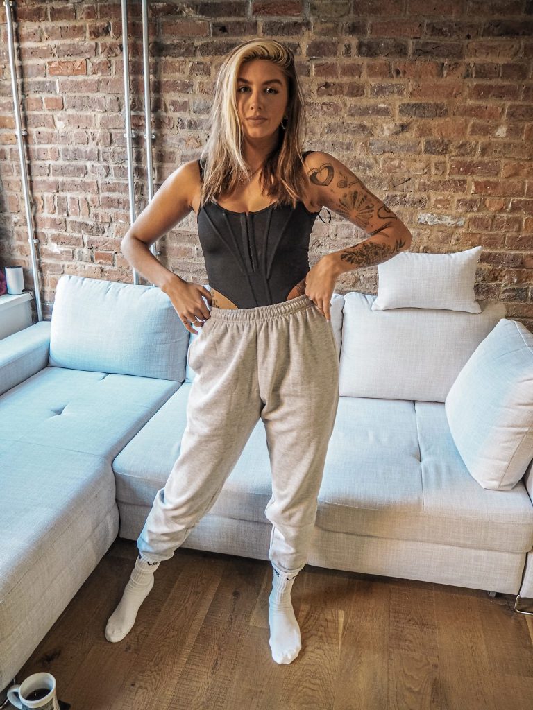 Laura Kate Lucas - Manchester Fasion, Lifestyle and Technology Blogger | Femme Luxe Finery Joggers and Corset Outfit