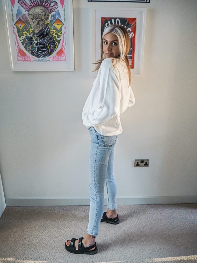 Laura Kate Lucas - Manchester Fashion, Lifestyle and Outfit Blogger | Everything5Pounds Spring Knit White Sweater
