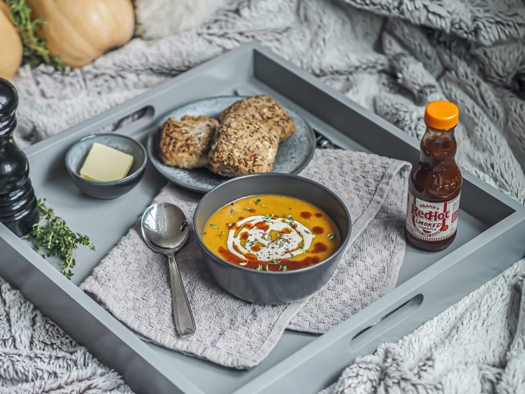 Laura Kate Lucas - Manchester Food, Fashion and Lifestyle Blogger | Frank's Hot Sauce - Butternut Squash Soup Recipe