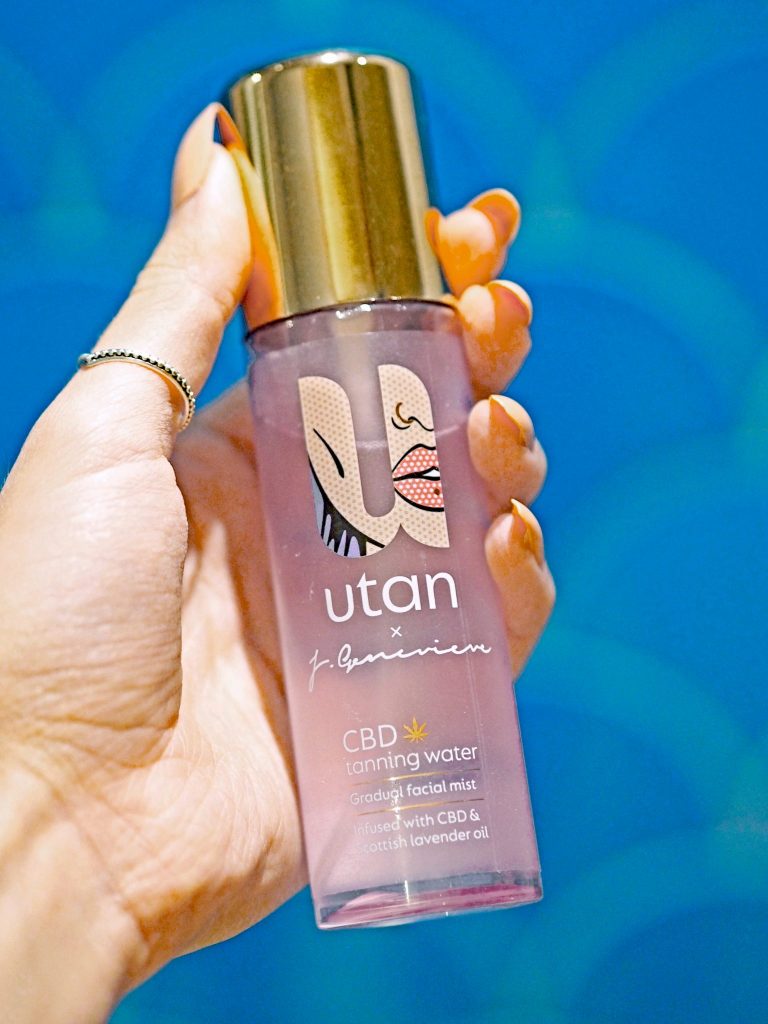 Utan X Jamie Genevieve Cbd Tanning Water Review Laura Kate Lucas