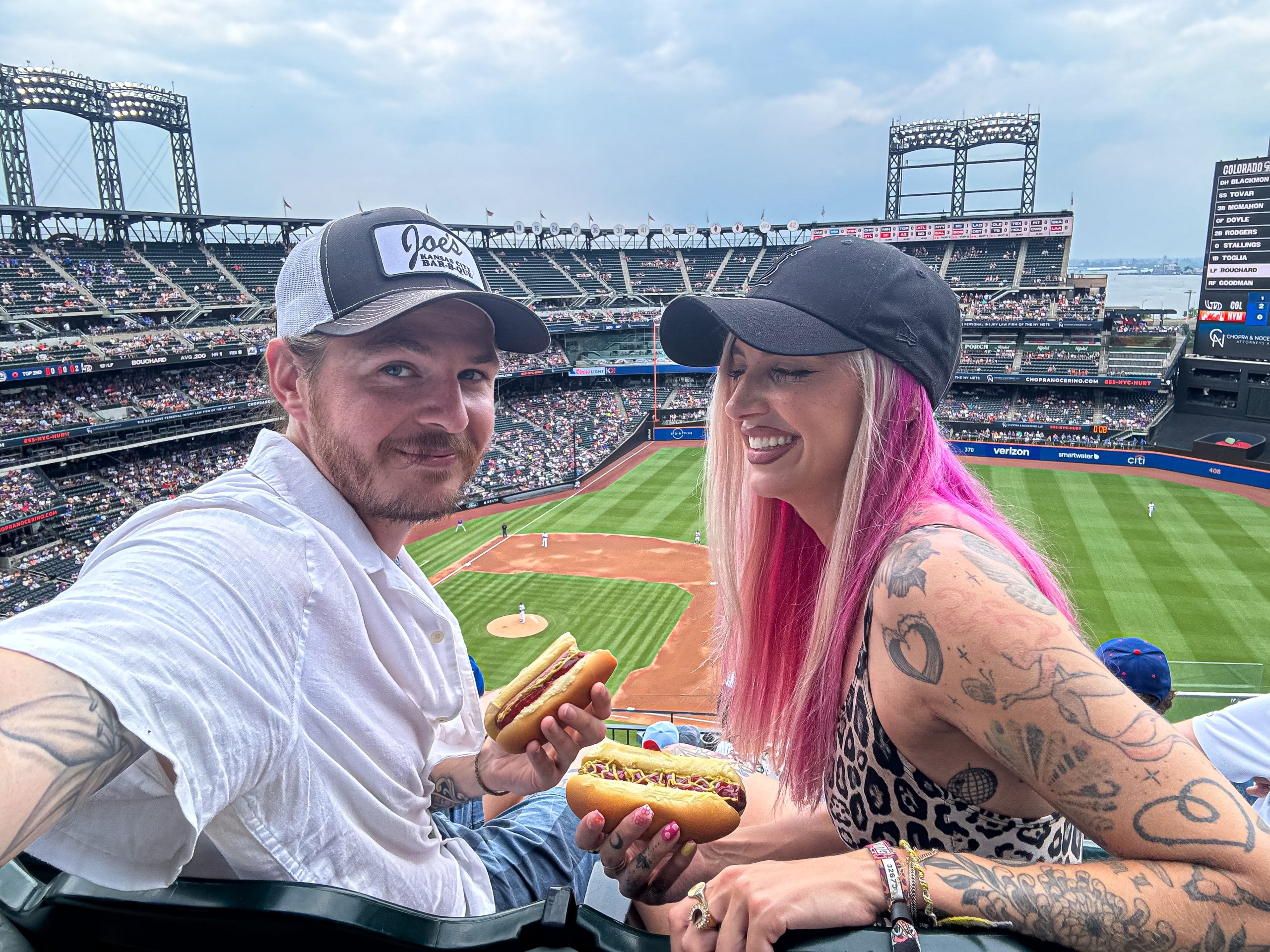 New York Travel Baseball Couple Date